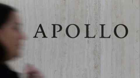 Señalización de Apollo Global Management en Nueva York