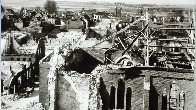 Klundert, destruido durante la liberación (foto: archivo).