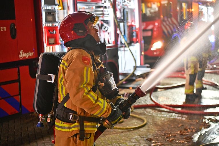 El incendio fue combatido con todas sus fuerzas (foto: Rico Vogels/SQ Vision).