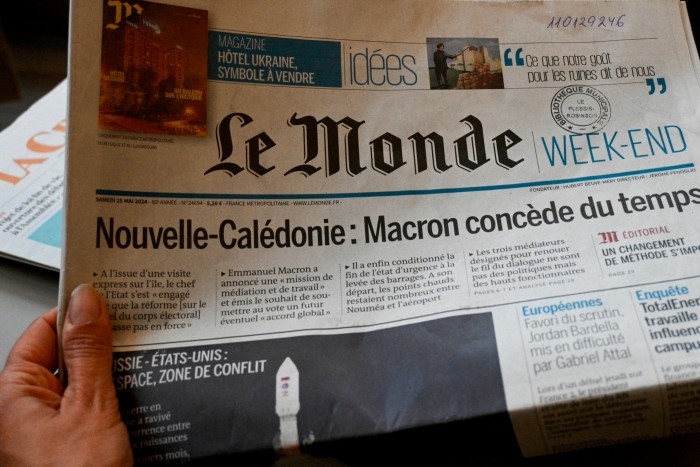 El periódico Le Monde