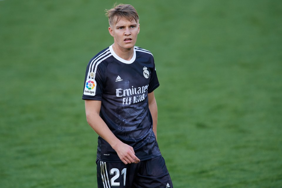 Martin Odegaard tuvo problemas para conseguir minutos en el Real Madrid