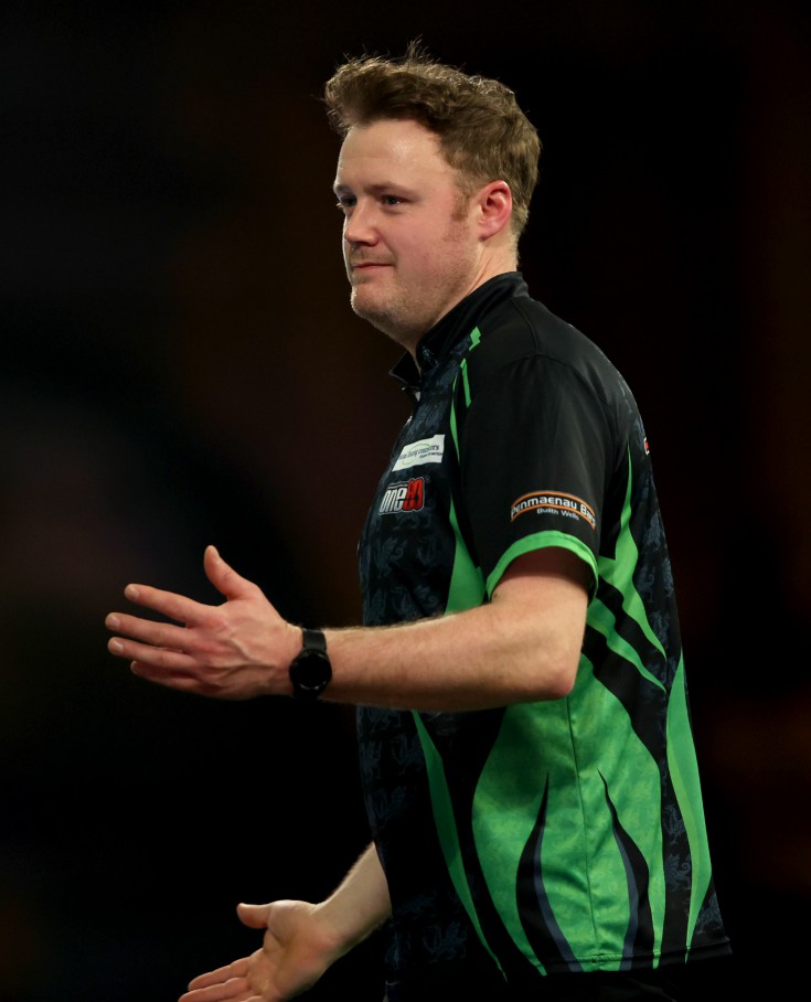 Williams tuvo palabras con Menzies durante su derrota por 6-2 en el Players Championship