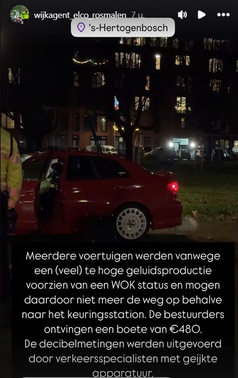 Foto: Instagram del policía local Elco Rosmalen