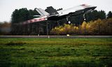 Aviones de combate F-35 en la base aérea de Volkel.