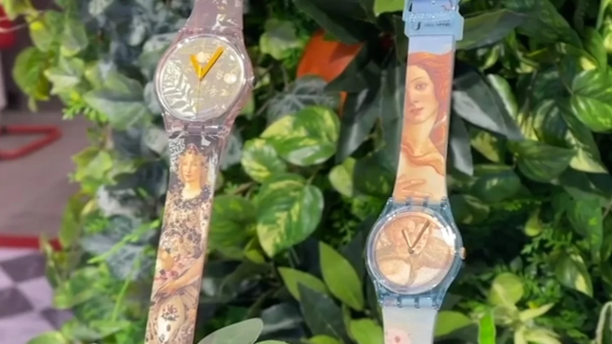 Relojes… de manera profesional: la colaboración entre Uffizi y Swatch en nombre de Botticelli