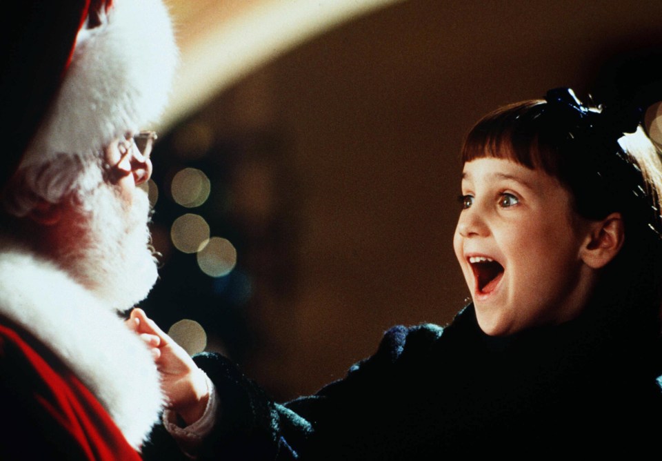 Richard Attenborough y Mara Wilson en Miracle On 34Th Street, la favorita de los fans