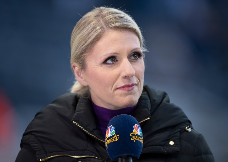 Se espera que Rebecca Lowe reemplace a Cates después de trabajar con Gary Neville y Jamie Carragher.