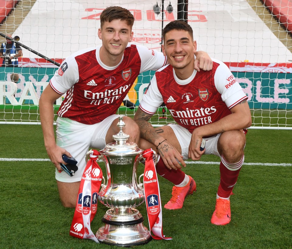 Tierney ganó la Copa FA con el Arsenal