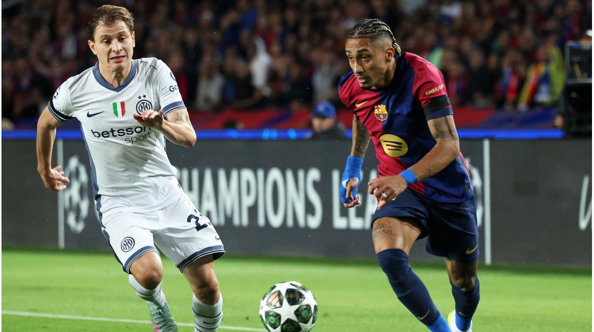 FC Barcelona: Raphinha describe muchos objetivos contra el Inter "inaceptable"