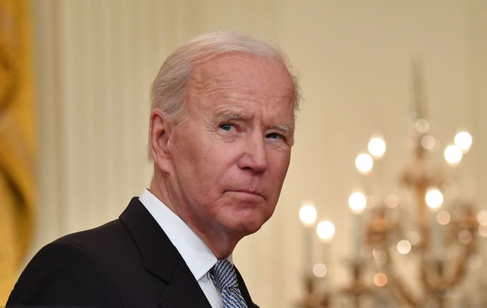 Presidente Biden hablando.