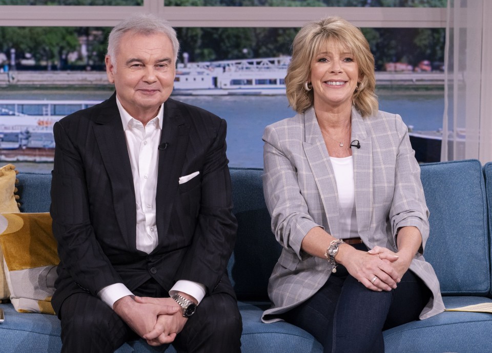 Eamonn Holmes y Ruth Langsford en los Premios Nacionales de Televisión 2014.