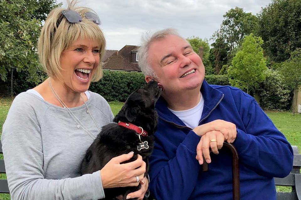 Eamonn Holmes y Ruth Langsford en los Premios Nacionales de Televisión 2014.