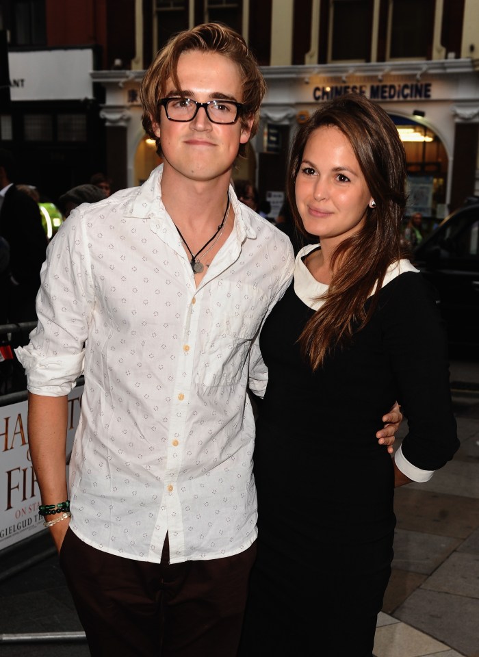Tom Fletcher y Giovanna Falcone en una noche de prensa.
