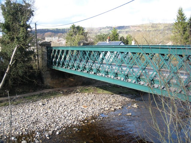 El puente de la calzada en Wolsingham, condado de Durham.