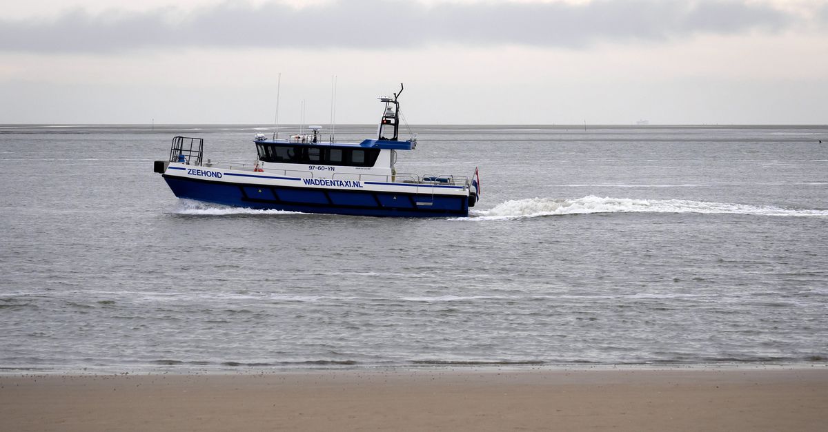 Los taxis de agua en el Mar de Wadden todavía