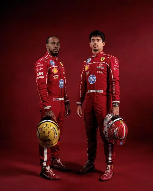 Lewis Hamilton y Charles Leclerc competirán por Ferrari en 2025