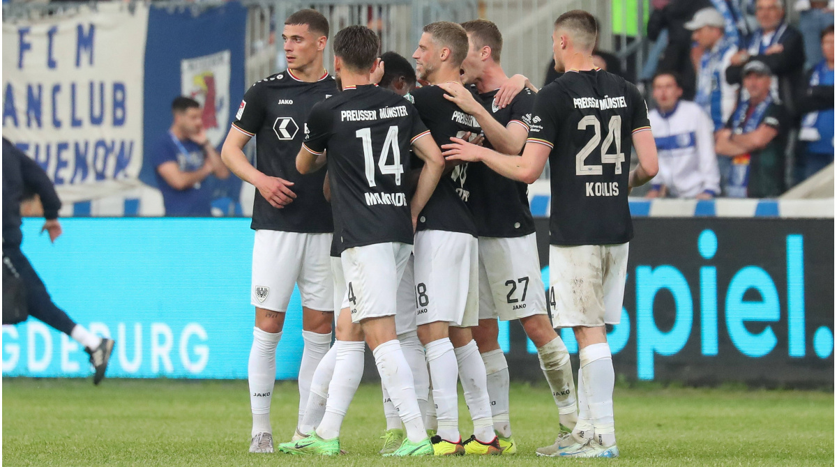 2. Liga: Münster celebra la victoria más alta de la