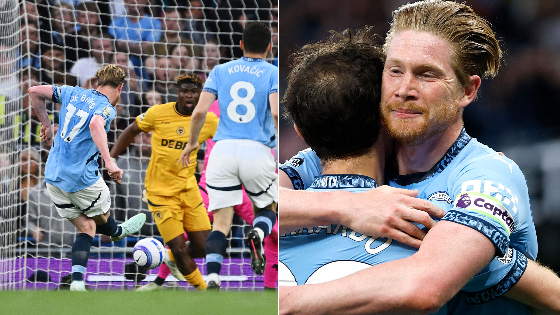 Man City 1 Wolves 0: Kevin de Bruyne sigue los
