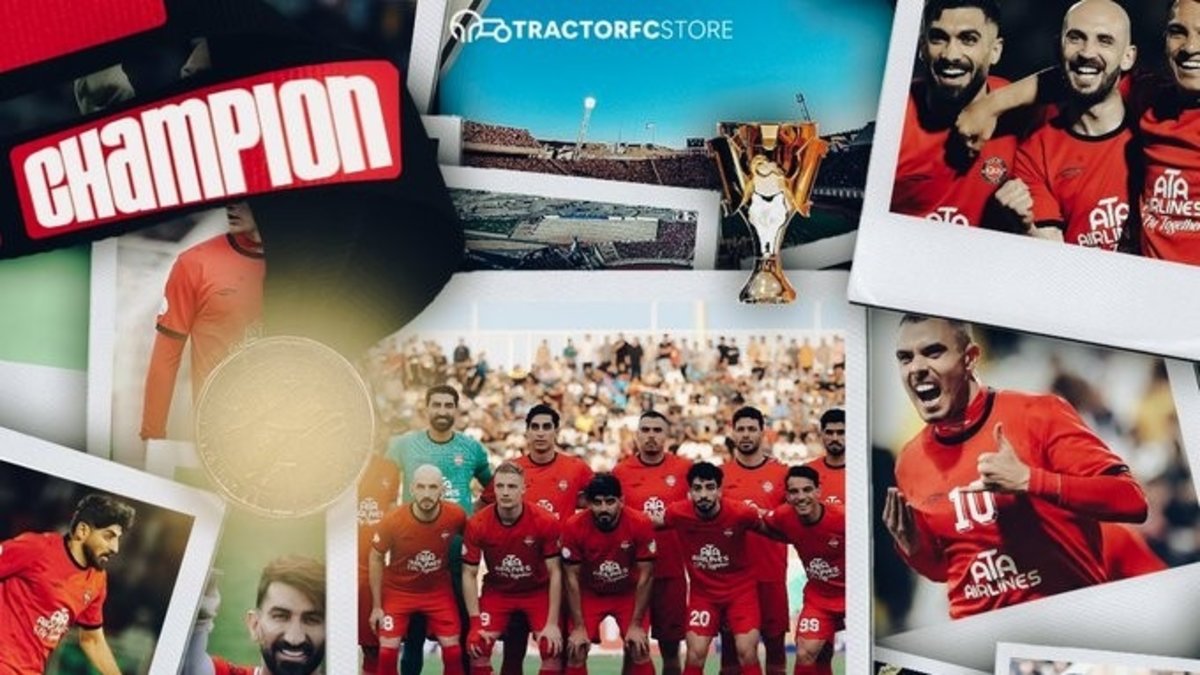 ¡Campeón Tabriz Tractor en la Irán Super League!