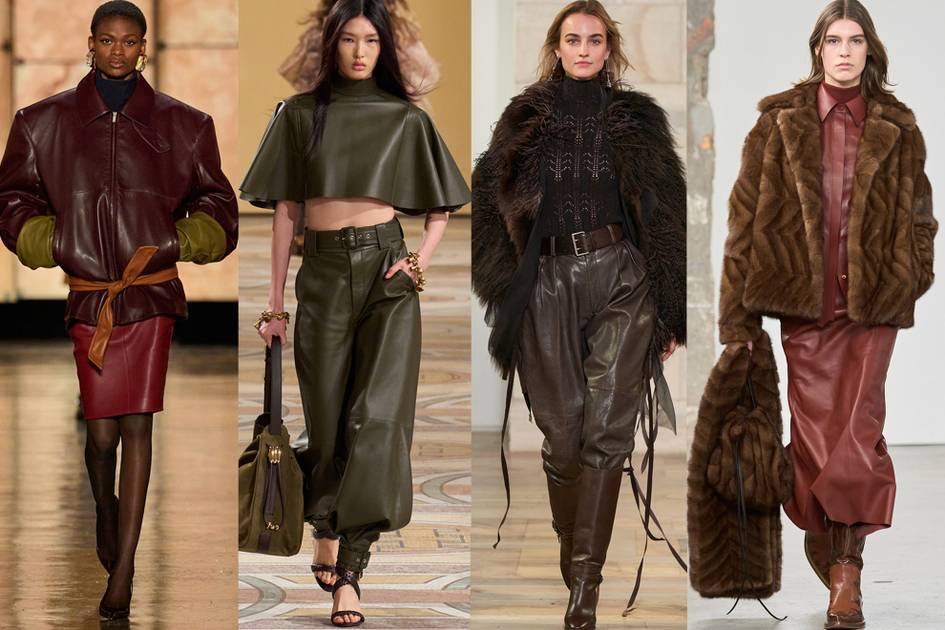 HW25 Tendencia: el cuero acepta colores y dimensiones frescas