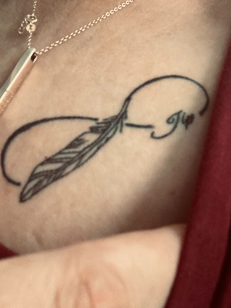 El tatuaje de Marieke (foto privada).