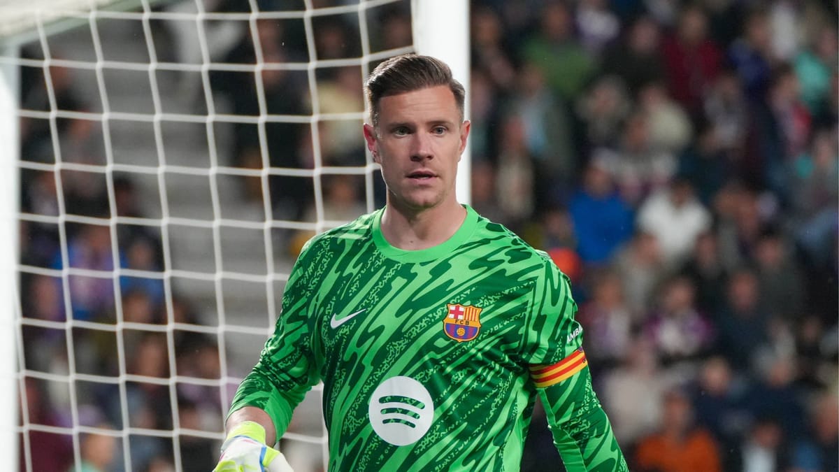 Ter Stegen recolecta objetivos curiosos al regreso