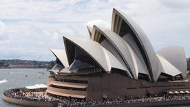 La ópera de Sydney de una absorción aérea.
