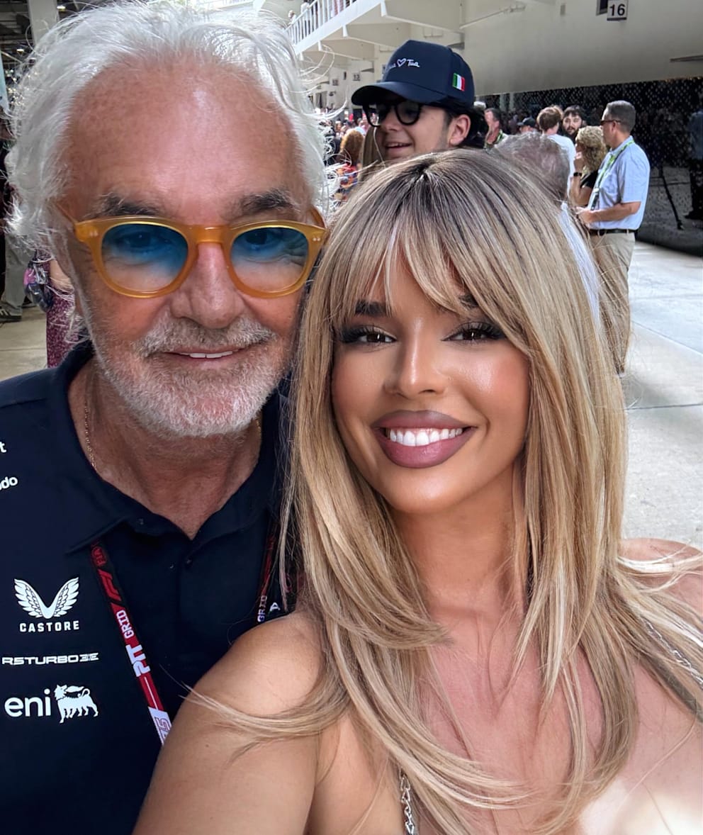 Ivana Knoll und Flavio Briatore haben endlich ein gemeinsames Foto