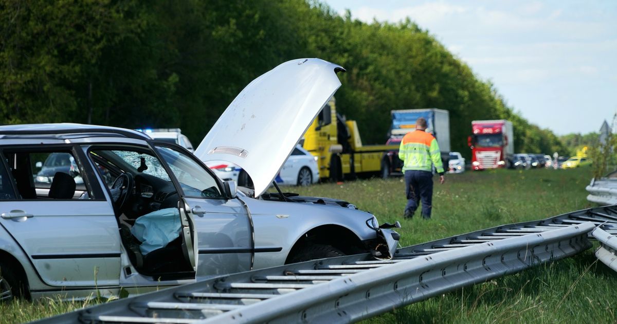 Herido por accidente en A28 en Pesse