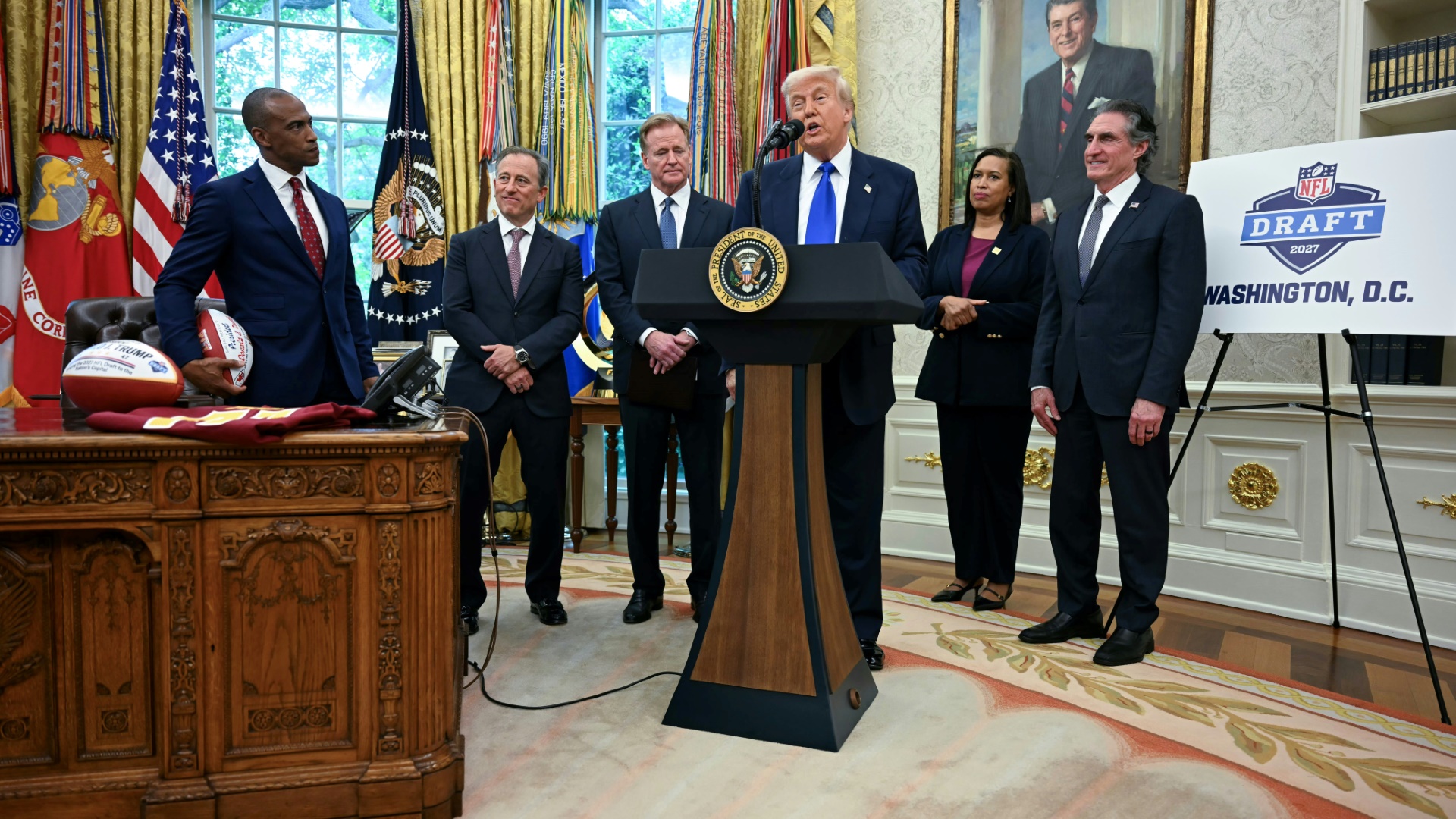 Trump anuncia la NFL-Kracher