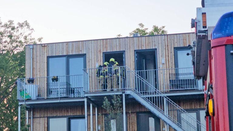 Dispare en el segundo piso (foto addy smits/agencia de prensa Heitink).