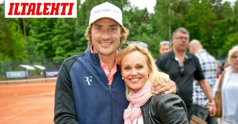 Teemu y Sirpa Selänne fueron filmados en una compañía sorprendente