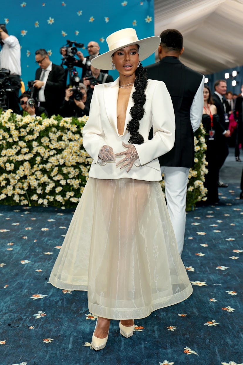 Nueva York, Nueva York - 05 de mayo: Kerry Washington asiste a la Gala Met 2025 Celebrating "Superfine: Tail ...