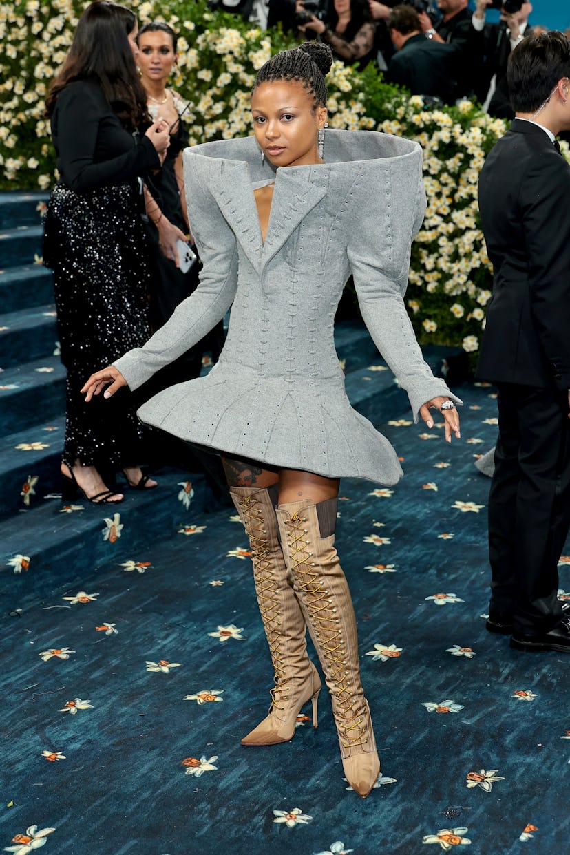 Nueva York, Nueva York - 05 de mayo: Myha'la Herrold asiste a la Gala Met 2025 celebrando "Superfine: Tailo ...