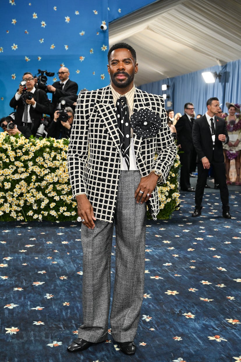 El actor estadounidense Colman Domingo llega a la Gala Met 2025 en el Museo Metropolitano de Arte el 5 de mayo, 20 ...