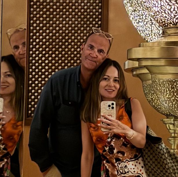 Johnny Vaughan con su socia Vanessa