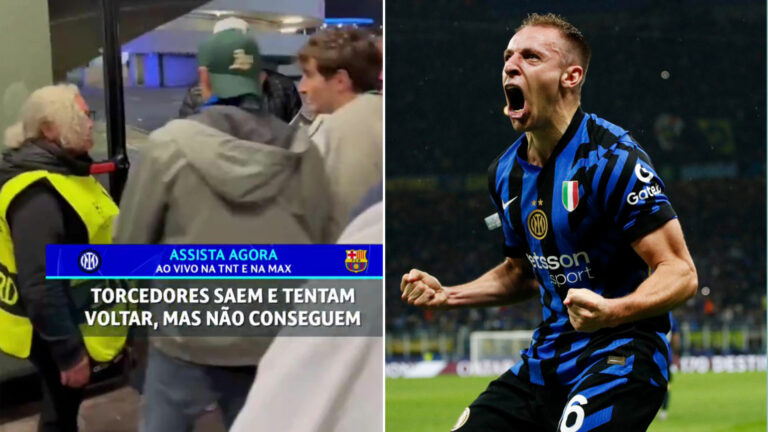 Los fanáticos del Inter de Milán luchan desesperadamente para regresar