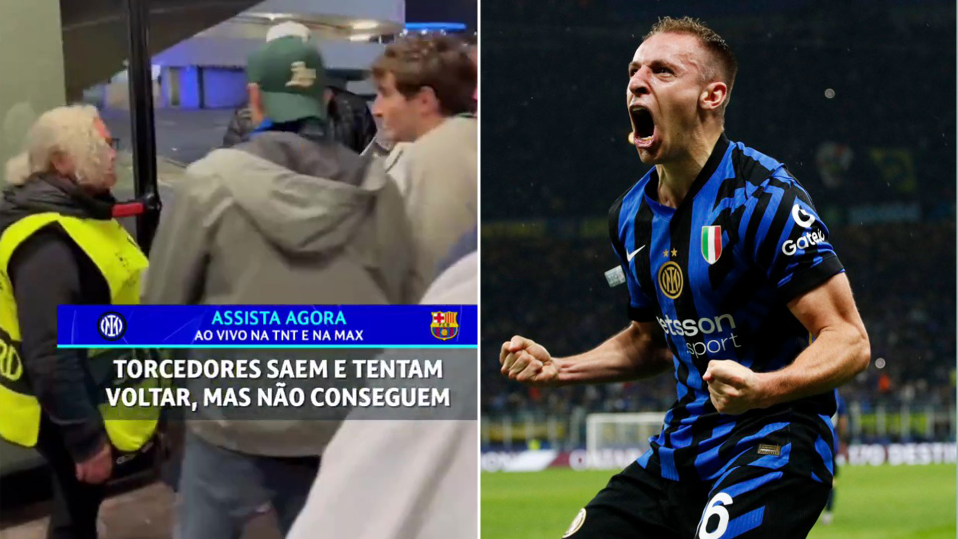 Los fanáticos del Inter de Milán luchan desesperadamente para regresar