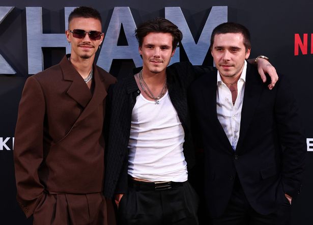 Romeo Beckham, Brooklyn y Cruz