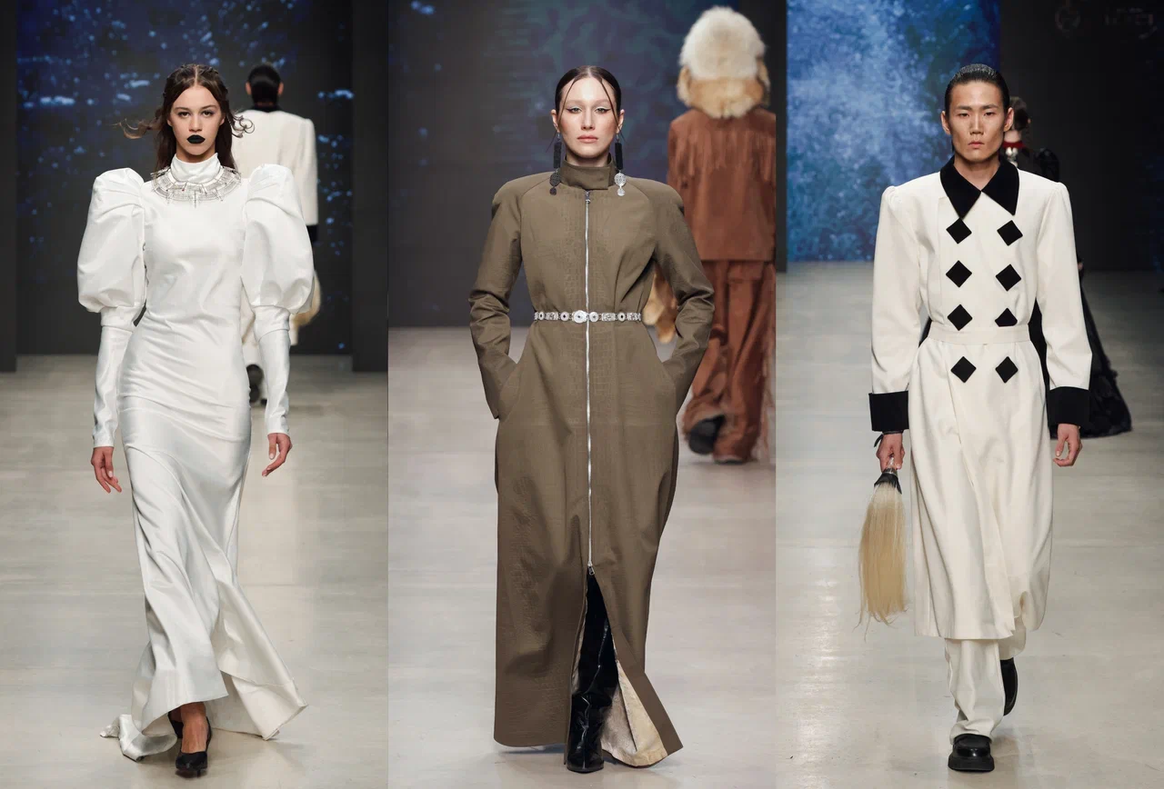 Créditos: Inniki por Isabella Dordosova en la Semana de la Moda de Moscú Créditos: Inniki por Isabella Dordosova en la Semana de la Moda de Moscú