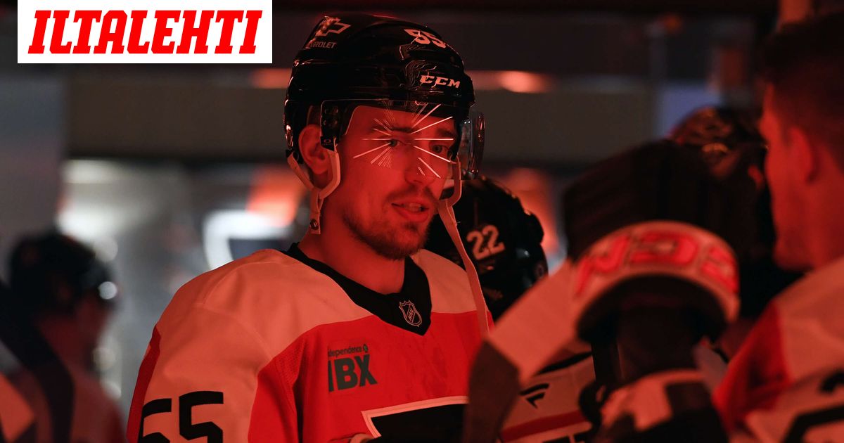 Estrella de la NHL finlandesa en la parte superior de