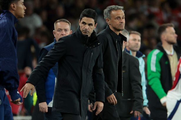 Luis Enrique y Mikel Arteta