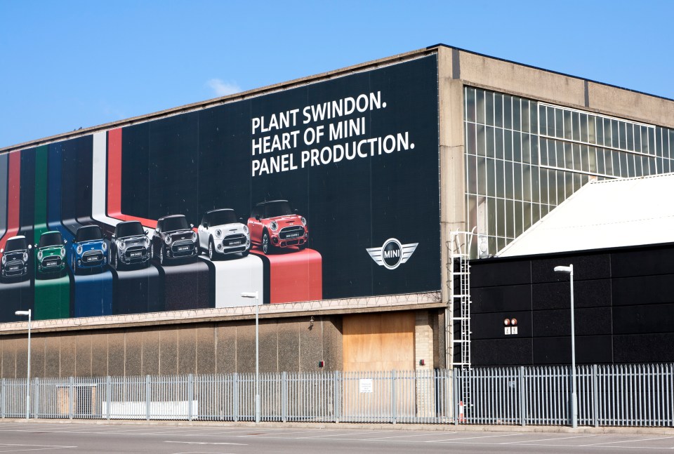 Mini Car Fábrica en Swindon, Inglaterra.