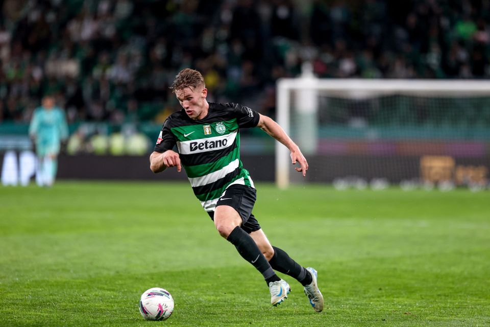 VIKTOR GYOKERES, Sporting CP Forward, jugando fútbol.