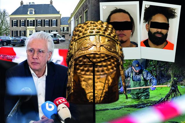¿Los ladrones sospechosos de casco dorado también cerraron la boca