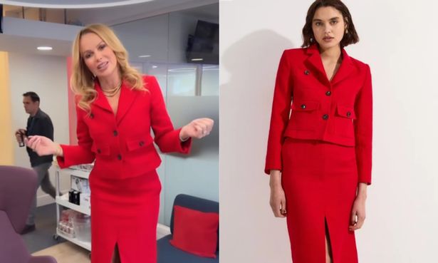 Este conjunto de tweed recuerda a los looks icónicos de Jackie O