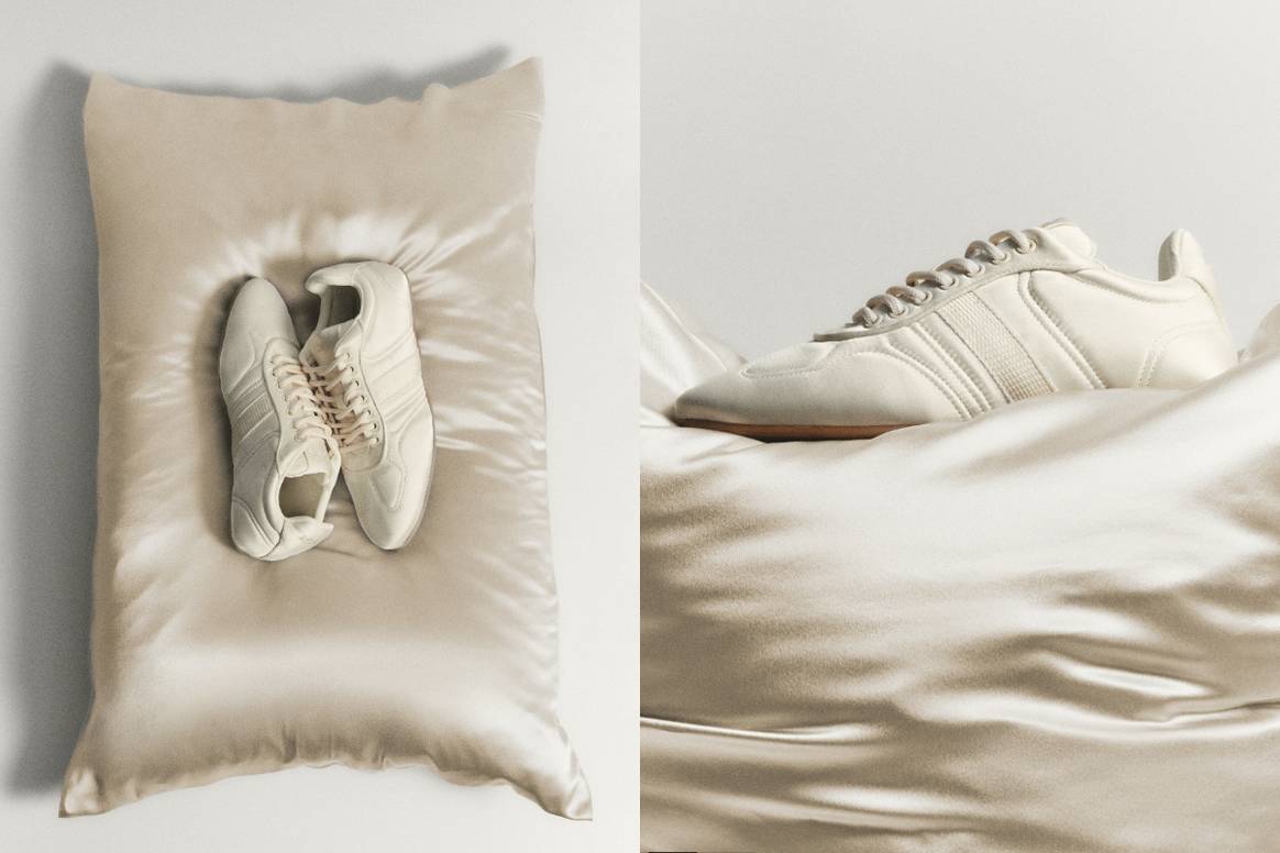 Rife Sheen Cream Vegan Sneakers. Rife Sheen Cream Vegan Sneakers.