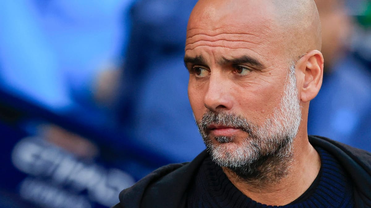 Pep Guardiola: entrenador de Manchester City después de una temporada