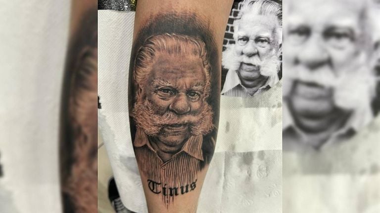 La imagen que Kevin había tatuado en Turquía (Foto: Kevin Rovers).