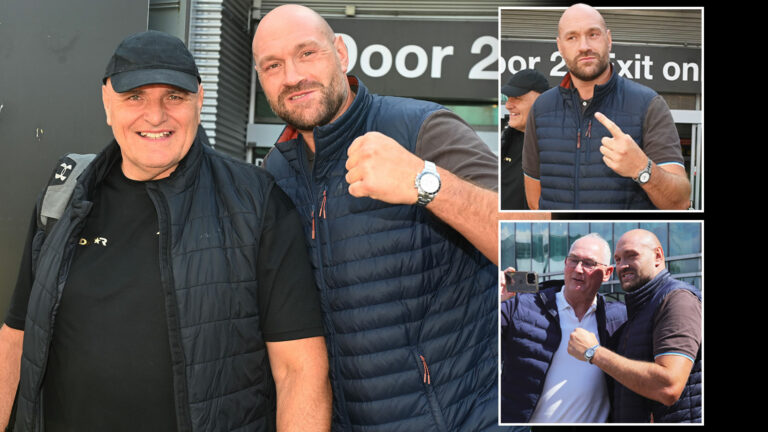 Tyson Fury Jets regresa al Reino Unido con papá John